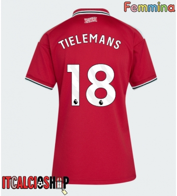 Manchester United Youri Tielemans #18 Prima Maglia Femmina 2026-27 Manica Corta